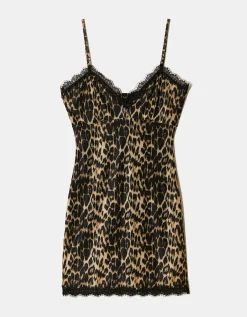 Vestito Corto Stampa Animalier Leo e Orli in Pizzo^Tally Weijl Cheap