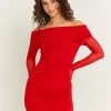 Vestito in Mesh Rosso^Tally Weijl Best