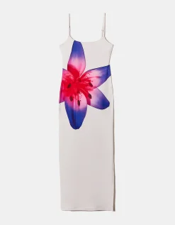 Vestito Lungo Bianco con Stampa Floreale^Tally Weijl Flash Sale