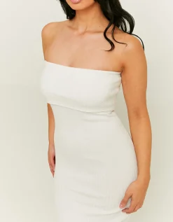 Vestito Lungo in Maglia Bianco^Tally Weijl Shop