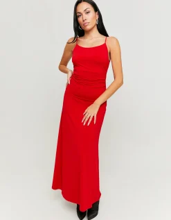 Vestito Lungo Rosso con Schiena Aperta^Tally Weijl Discount