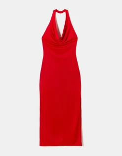 Vestito Lungo Rosso con Spacco^Tally Weijl New