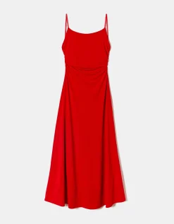 Vestito Lungo Rosso con Schiena Aperta^Tally Weijl Discount