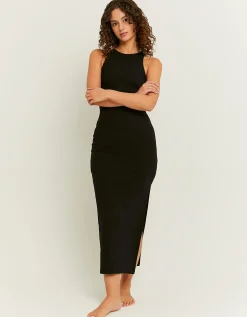 Vestito Midi Basico con Spacco Laterale^Tally Weijl Outlet