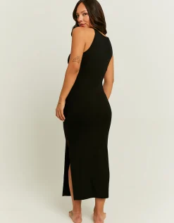 Vestito Midi Basico con Spacco^Tally Weijl Cheap