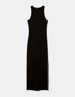 Vestito Midi Basico con Spacco Laterale^Tally Weijl Outlet
