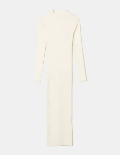 Vestito Midi In Maglia a Costine Bianco^Tally Weijl Hot