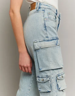 Jeans Cargo Multitasche a Vita Media^Tally Weijl Fashion