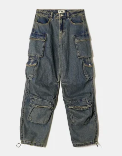 Jeans Cargo Parachute a Vita Media^Tally Weijl Sale