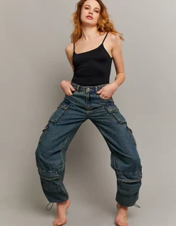 Jeans Cargo Parachute a Vita Media^Tally Weijl Discount