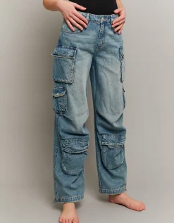 Jeans Cargo Parachute a Vita Media^Tally Weijl Sale