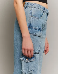 Jeans Cargo Parachute a Vita Media^Tally Weijl Sale