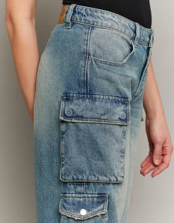 Jeans Cargo Parachute a Vita Media^Tally Weijl Sale