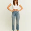 Jeans Cropped Flare a Vita Alta^Tally Weijl Best Sale