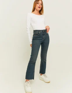 Jeans Cropped Flare a Vita Alta^Tally Weijl Cheap