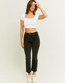 Jeans Cropped Flare a Vita Alta^Tally Weijl Cheap