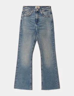 Jeans Cropped Flare a Vita Alta^Tally Weijl Best Sale