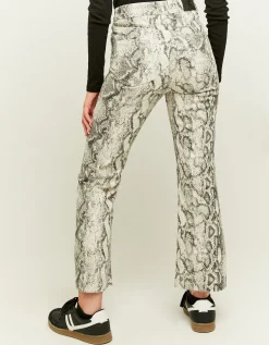 Jeans Cropped Flare Stampa Animalier^Tally Weijl New