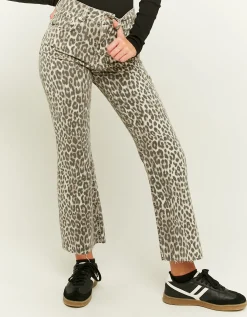 Jeans Cropped Flare Stampa Leo^Tally Weijl Discount