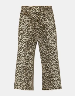 Jeans Cropped Flare Stampa Leo^Tally Weijl Discount
