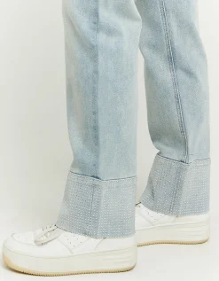 Jeans Flare a Vita Alta con Strass^Tally Weijl New