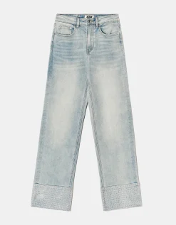 Jeans Flare a Vita Alta con Strass^Tally Weijl New