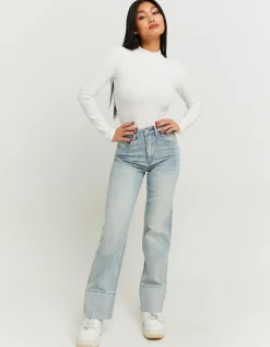Jeans Flare a Vita Alta con Strass^Tally Weijl New