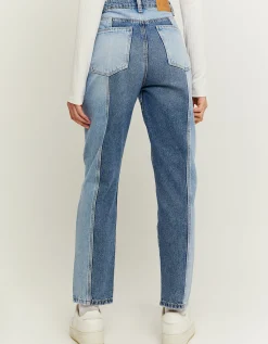 Jeans Mom a Vita Alta con Patchwork^Tally Weijl Shop