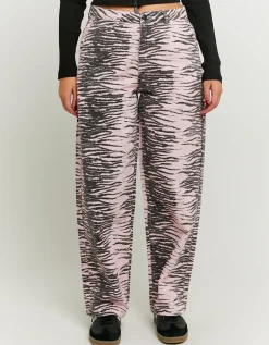 Jeans Palloncino a Vita Media Stampa Animalier^Tally Weijl Discount