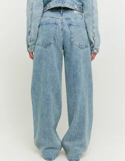 Jeans Skater a Vita media con Strass Squadrati^Tally Weijl Hot