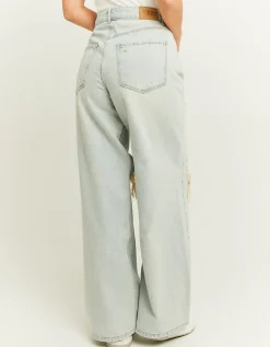 Jeans Skater a Vita Media con Strappi^Tally Weijl Store