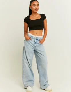 Jeans Skater con Dettaglio Boxer in Vita^Tally Weijl Cheap