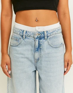 Jeans Skater con Dettaglio Boxer in Vita^Tally Weijl Cheap