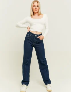 Jeans Straight Leg a Vita Alta^Tally Weijl Sale