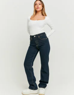 Jeans Straight Leg a Vita Alta^Tally Weijl New