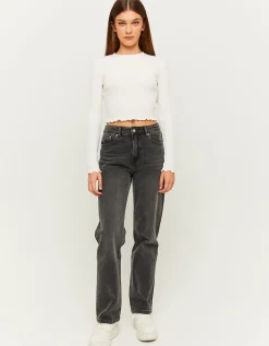 Jeans Straight Leg a Vita Alta^Tally Weijl Clearance