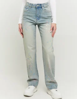 Jeans Straight Leg a Vita Alta^Tally Weijl Cheap