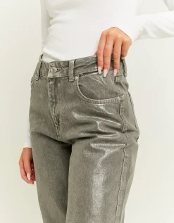 Jeans Straight Leg Argento^Tally Weijl Best Sale