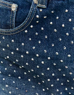 Jeans Straight Leg con Strass^Tally Weijl Clearance