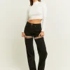 Jeans Straight Leg con Cut Out e Strass^Tally Weijl Online