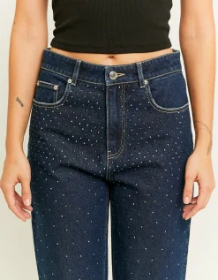 Jeans Straight Leg con Strass^Tally Weijl Discount