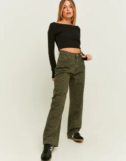 Jeans Straight Leg Stampa Leo^Tally Weijl New