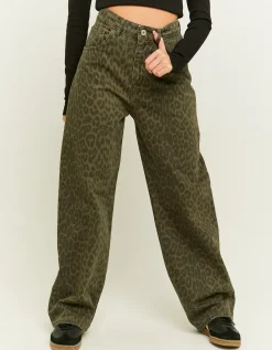 Jeans Straight Leg Stampa Leo^Tally Weijl New