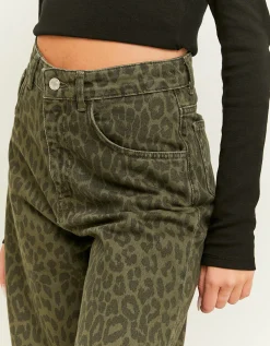 Jeans Straight Leg Stampa Leo^Tally Weijl New