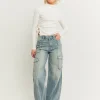 Jeans Wide Leg Cargo a Vita Alta^Tally Weijl Outlet