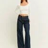 Jeans Wide Leg con Plissettature Frontali^Tally Weijl Online