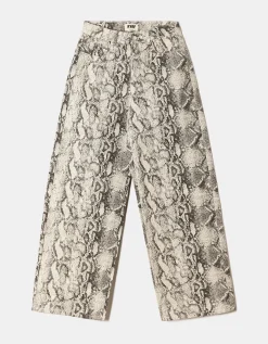 Jeans Wide Leg Stampa Animalier^Tally Weijl Sale