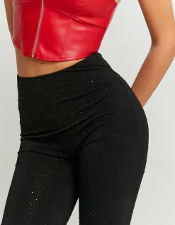 Leggings a Zampa Neri con Strass^Tally Weijl Clearance