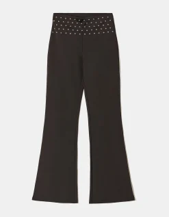 Leggings a Zampa Neri con Borchie^Tally Weijl Online