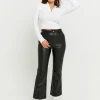 Pantalone a Zampa In Finta Pelle Nera^Tally Weijl Flash Sale